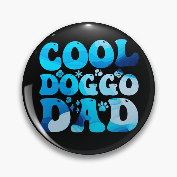 Item preview, Blue Cool Doggo Dad T-Shirt designed and sold by PetSafari.