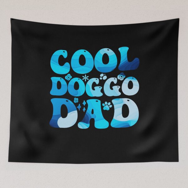 Item preview, Blue Cool Doggo Dad T-Shirt designed and sold by PetSafari.