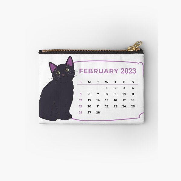 Item preview, Cute Cats Calendar 2023, February 2023 Calendar For Cat Lovers, Monthly Calendar 2023, Printable 2023 Calendar designed and sold by designartmed.