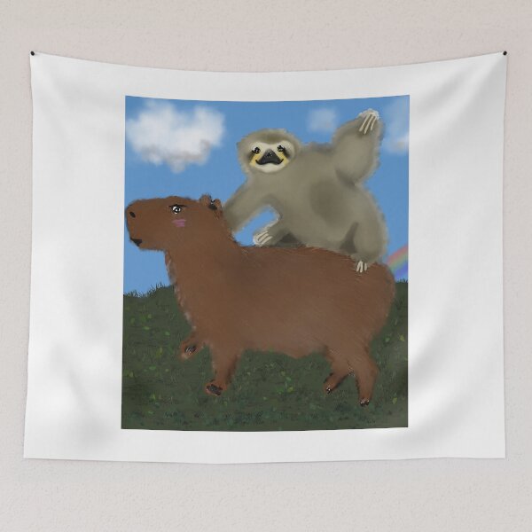 Item preview, Sloth Riding Capybara designed and sold by Veakari.