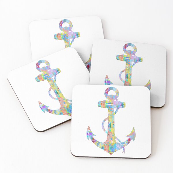 Item preview, Colorful Fresh Beach Anchor Art by Sharon Cummings designed and sold by Sharon Cummings Art.