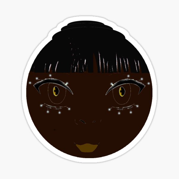 Aperçu de l'œuvre Visage de manga marron créée et vendue par JoyPhotoArt.