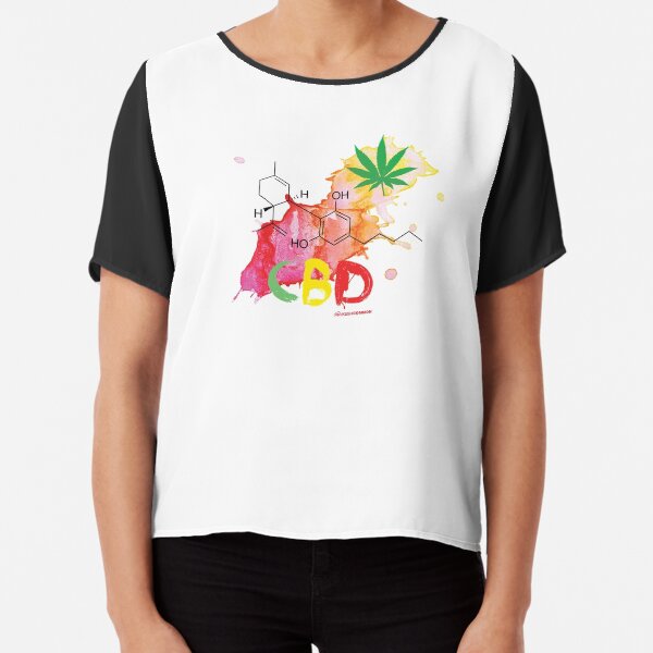 CBD Splash Chiffon Top