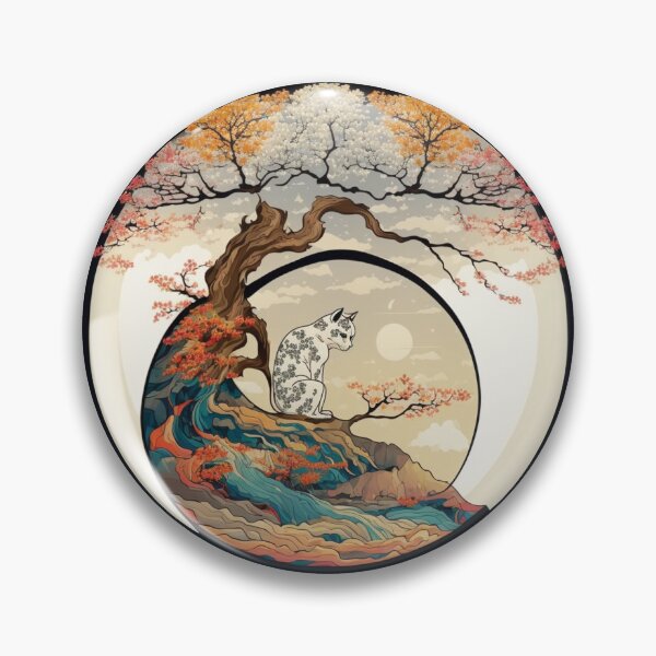 Item preview, Cat under Bonsai designed and sold by Black-Glove.