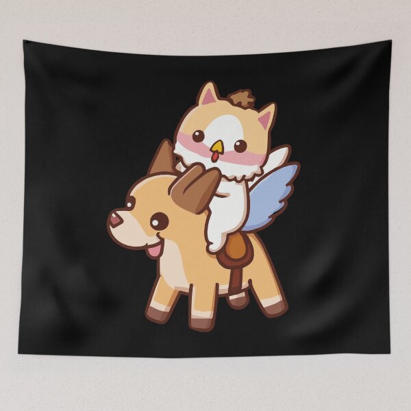 Item preview, Bird riding a dog designed and sold by arkantus.