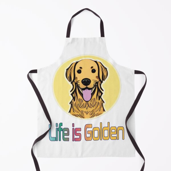 Item preview, Life is Golden Retriever Dog Circle designed and sold by FlippinTurtles.