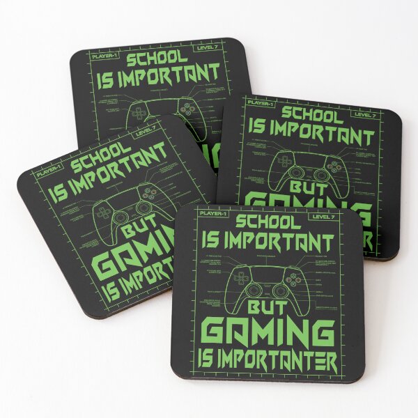 Item preview, Funny Gamer School Is Important But Gaming Is Importanter designed and sold by Mannoucha ⭐⭐⭐⭐⭐ ( 1,978 reviews ).
