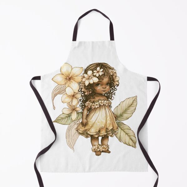 Artikelvorschau, Plumeria-Blumen-feenhaftes Mädchen-niedliches Hawaii Cicely Mary Barker entworfen und verkauft von peachycrossing.