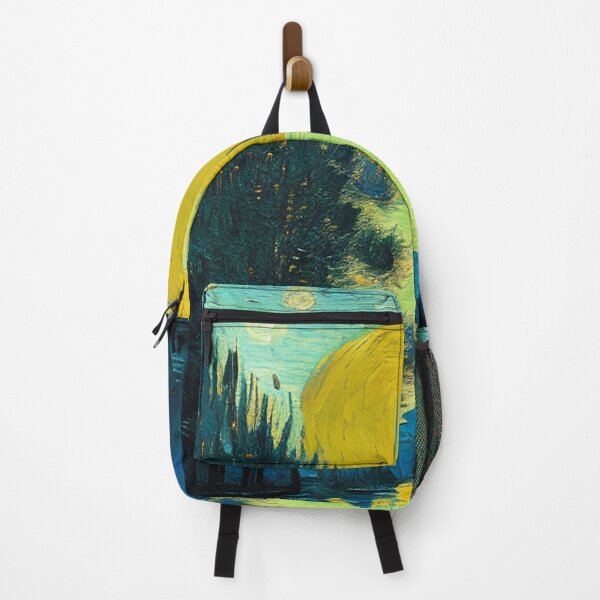 Item preview, Sunset at the Lake Vincent Van Gogh Inspired art designed and sold by ArtsyWishesShop.