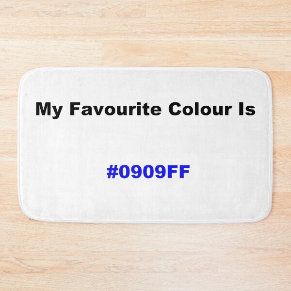 Item preview, My Favourite Colour Is #0909FF designed and sold by kiippers.