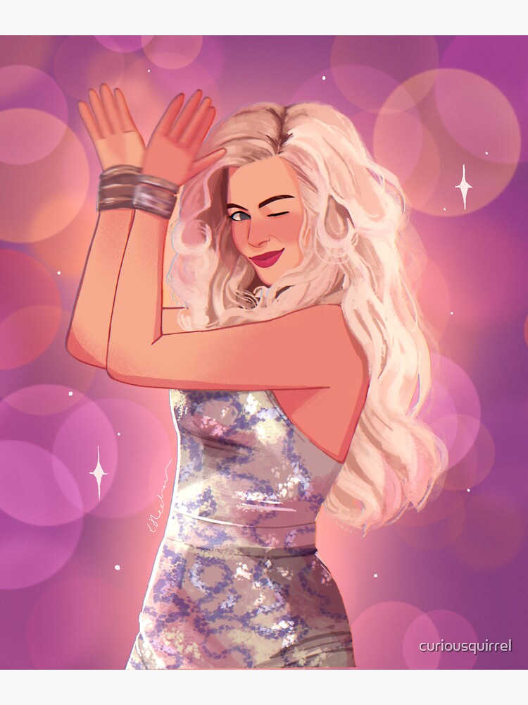 “Disco Barbie " Sticker for Sale by curiousquirrel | Redbubble