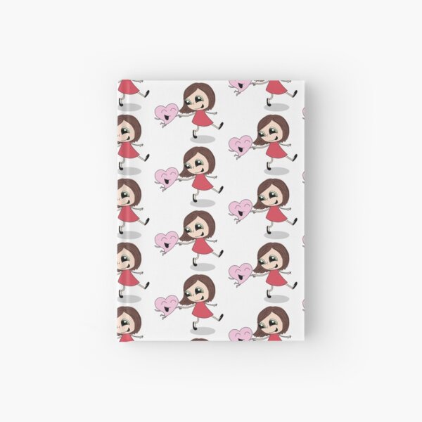 Mira and Her Heart Going Out For a Stroll Hardcover Journal