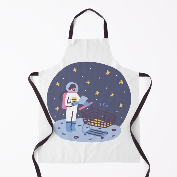Item preview, Space shopping- stickers designed and sold by Purple Eggplant Art ⭐⭐⭐⭐.
