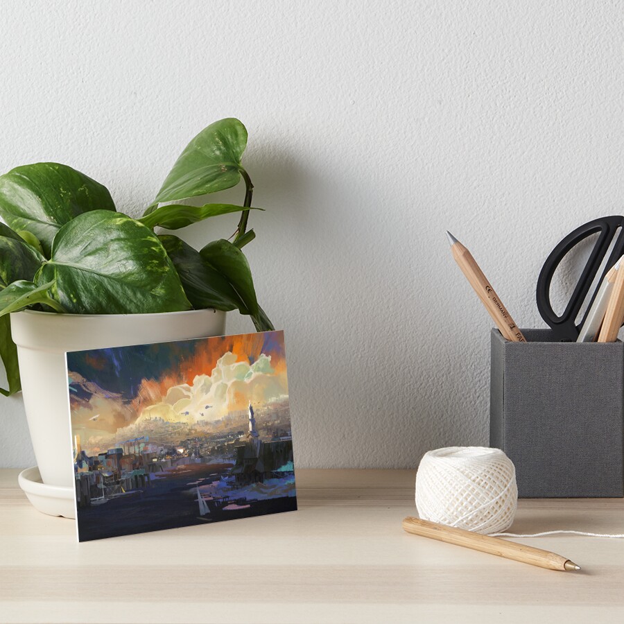 Item preview, Art Board Print designed and sold by TooTiredToLive.