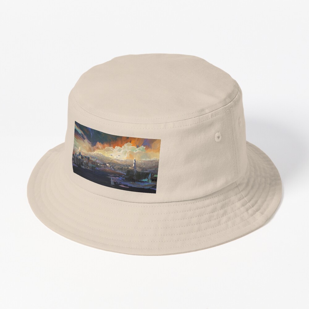 Item preview, Bucket Hat designed and sold by TooTiredToLive.
