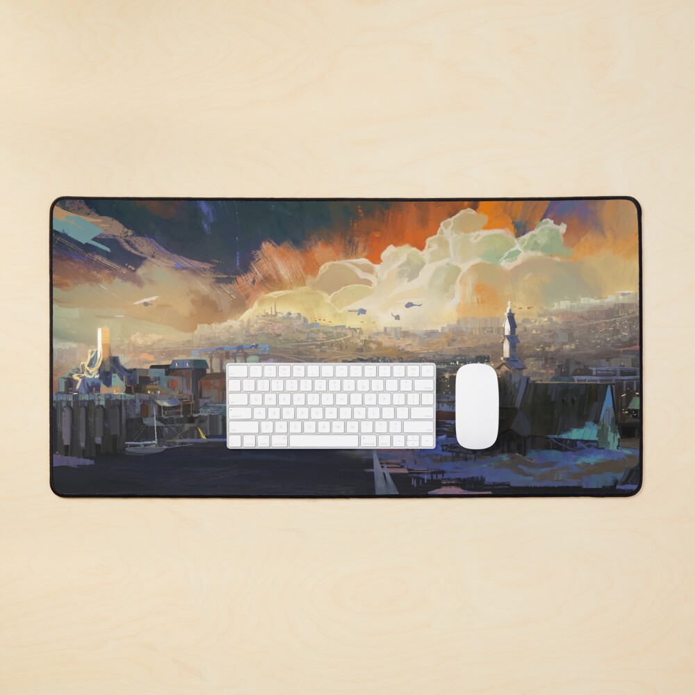 Item preview, Desk Mat designed and sold by TooTiredToLive.