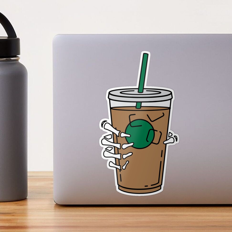 Iced Coffee Starbucks Style Sticker – Made In The Mitten