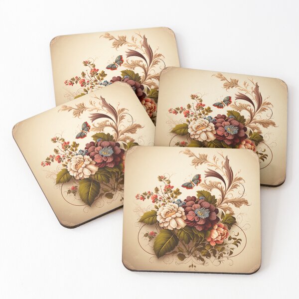 Artikelvorschau, Vintage Blumenmuster entworfen und verkauft von Juliascutecornr.