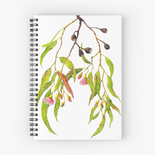 Item preview, Eucalyptus Tree Branch with Pink Gum Flowers designed and sold by Zoya Makarova.