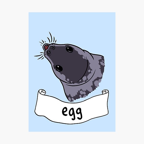 Item preview, Egg Seal (egg) designed and sold by Rui-rui.