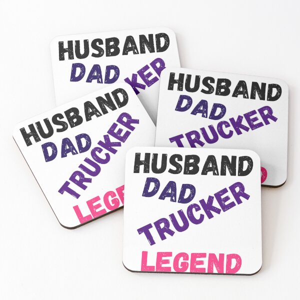 Item preview, husband dad trucker legend designed and sold by axoniej.