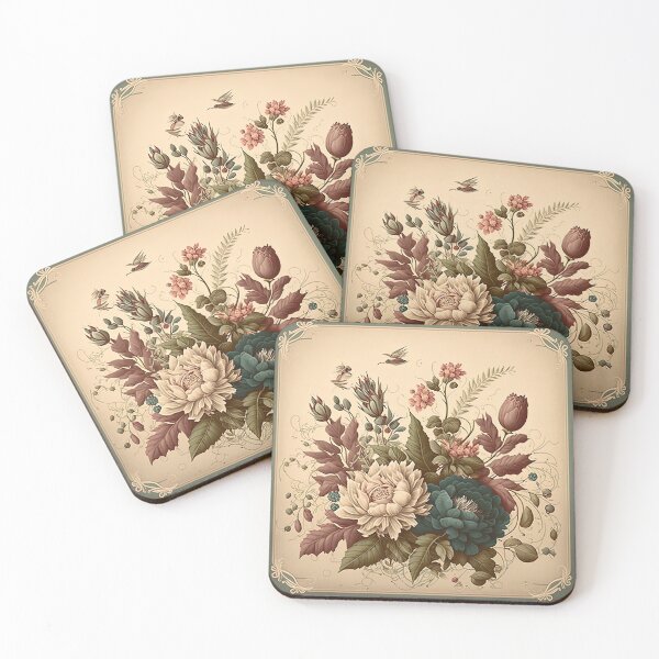 Artikelvorschau, Vintage Blumenmuster entworfen und verkauft von Juliascutecornr.
