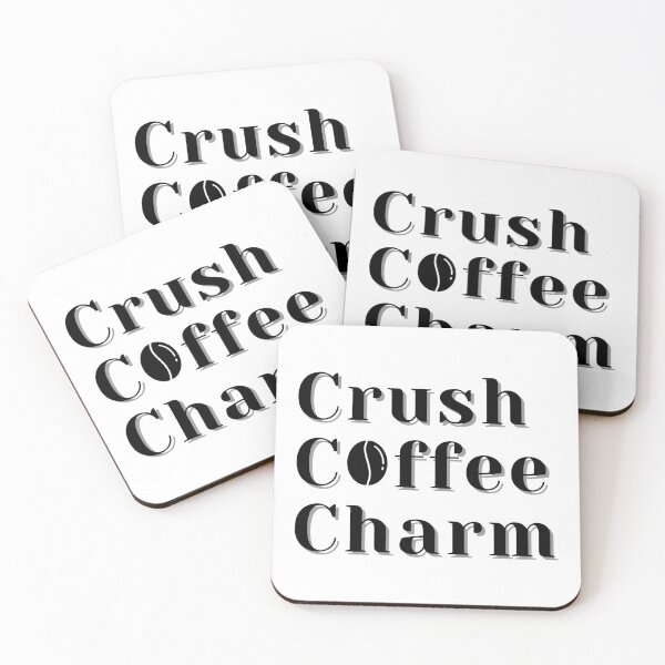 Item preview, Crush Coffee Charm designed and sold by Cafe-Color.