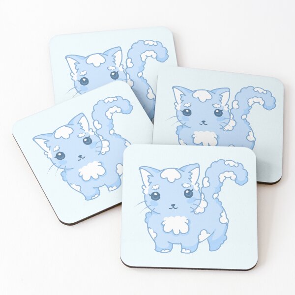 Item preview, cloud kitten designed and sold by kisenianblossom.