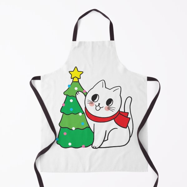 Item preview, Funny Black Cat Pushing Christmas Tree designed and sold by tark6.
