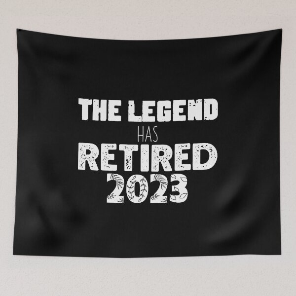 Item preview,  The legend has officially retired 2023 designed and sold by sami david ⭐⭐⭐⭐⭐.