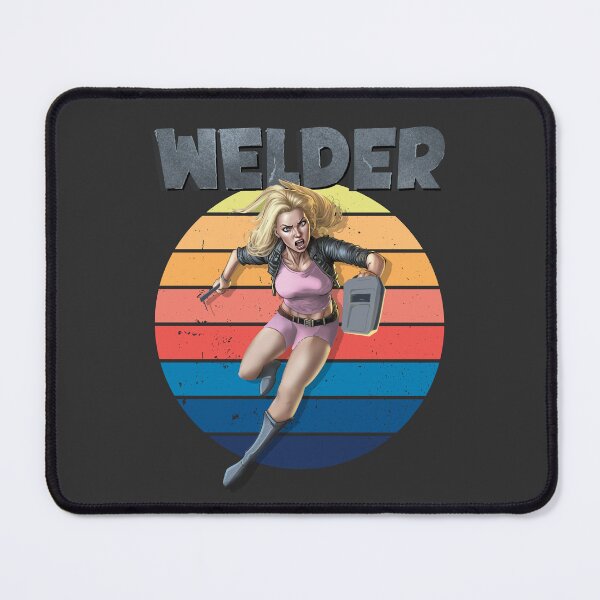 Item preview, Cool retro sunset welder design  designed and sold by TipTopTapo.