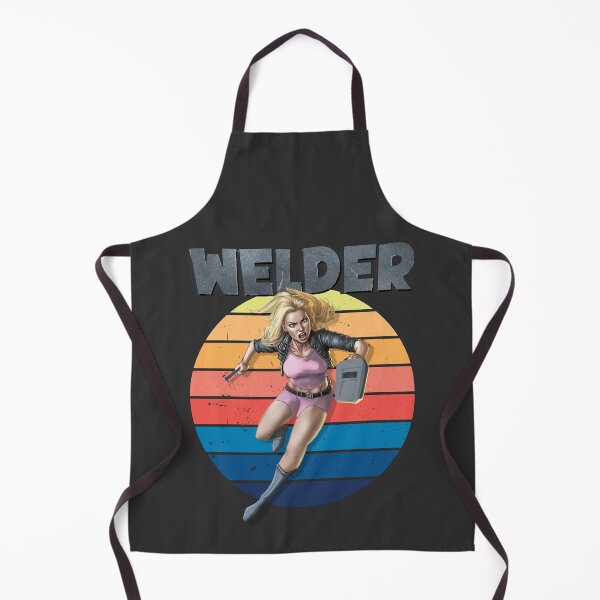 Item preview, Cool retro sunset welder design designed and sold by TipTopTapo.