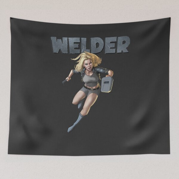 Item preview, Cool retro sunset welder design  designed and sold by TipTopTapo.