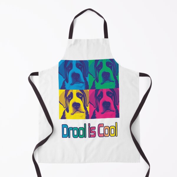 Item preview, St. Bernard Dog. Drool is Cool. Warhol style pop art designed and sold by FlippinTurtles.