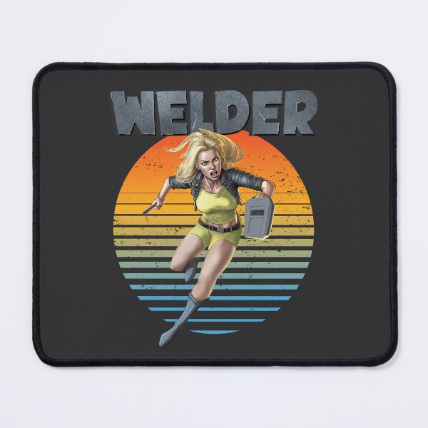 Item preview, Cool retro sunset welder design  designed and sold by TipTopTapo.