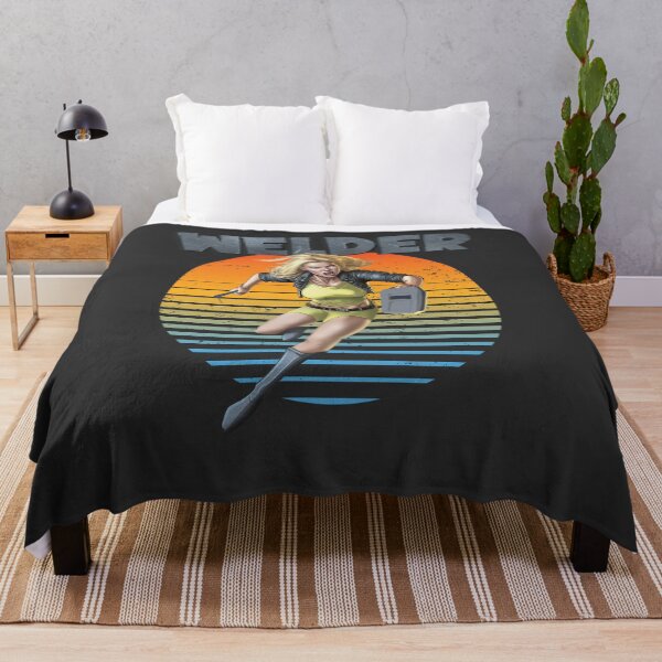 Item preview, Cool retro sunset welder design designed and sold by TipTopTapo.