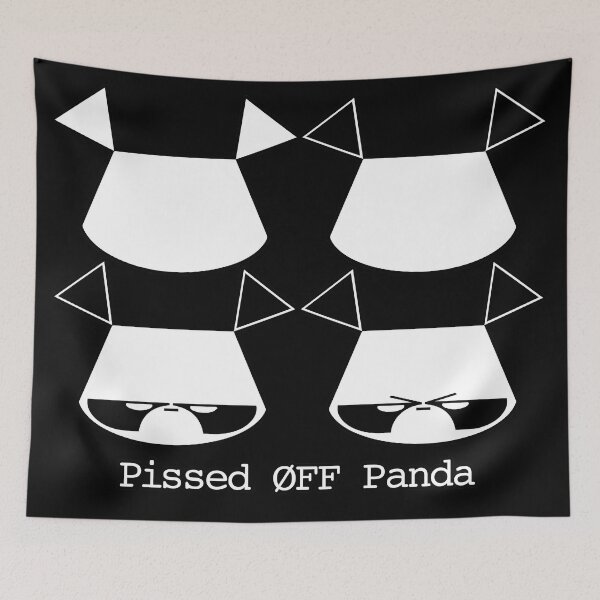 Item preview, Pissed ØFF Panda Vector Graphic Head designed and sold by Frank Powers.