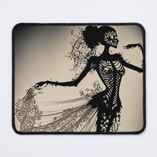 Item preview, Dancing Skeleton Lady - Valentines, Wedding, Anniversary  designed and sold by CoyoteStudio.
