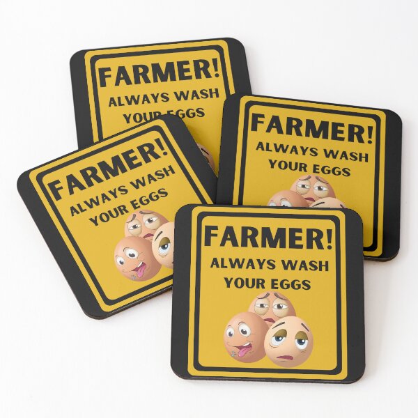 Item preview, Farmer! Always wash Yours eggs designed and sold by LifeofWindy.