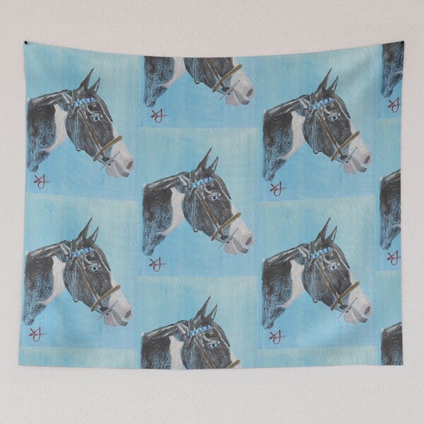 Item preview, Blue eyed horse (Tana) designed and sold by Roxane Gautreau.