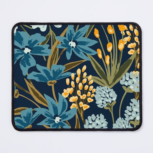 Item preview, Navy Wildflower Patterned designed and sold by Hollis & Huntington.