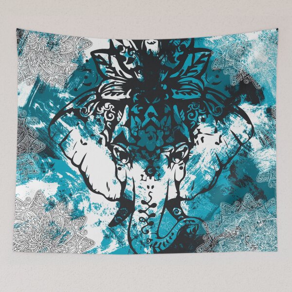 Item preview, Blue Elephant Mandala  designed and sold by Nora Gad.