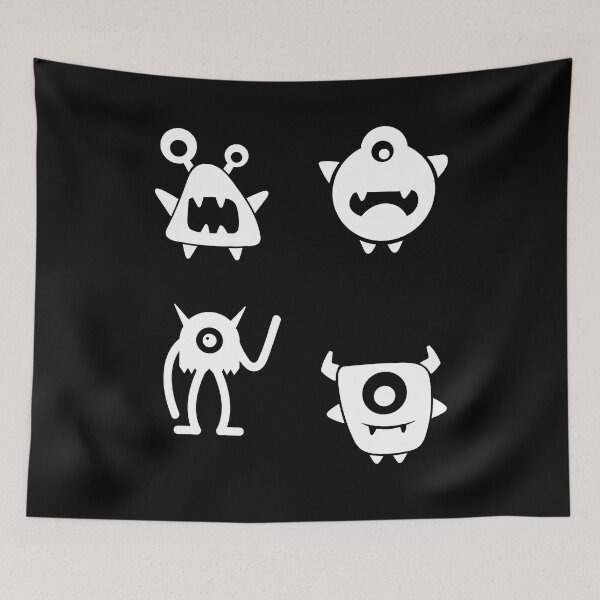 Item preview, Funny monster Sticker designed and sold by TamouStyle.