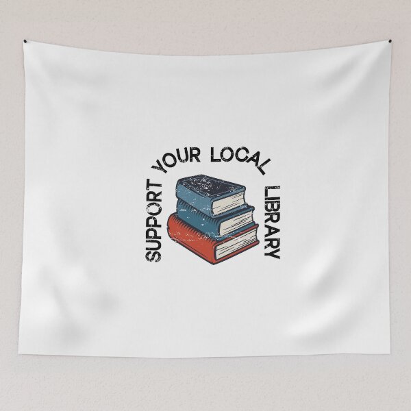 Item preview, Support your local library  designed and sold by SOUFIANE1991.