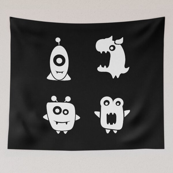 Item preview, Funny monster Sticker designed and sold by TamouStyle.