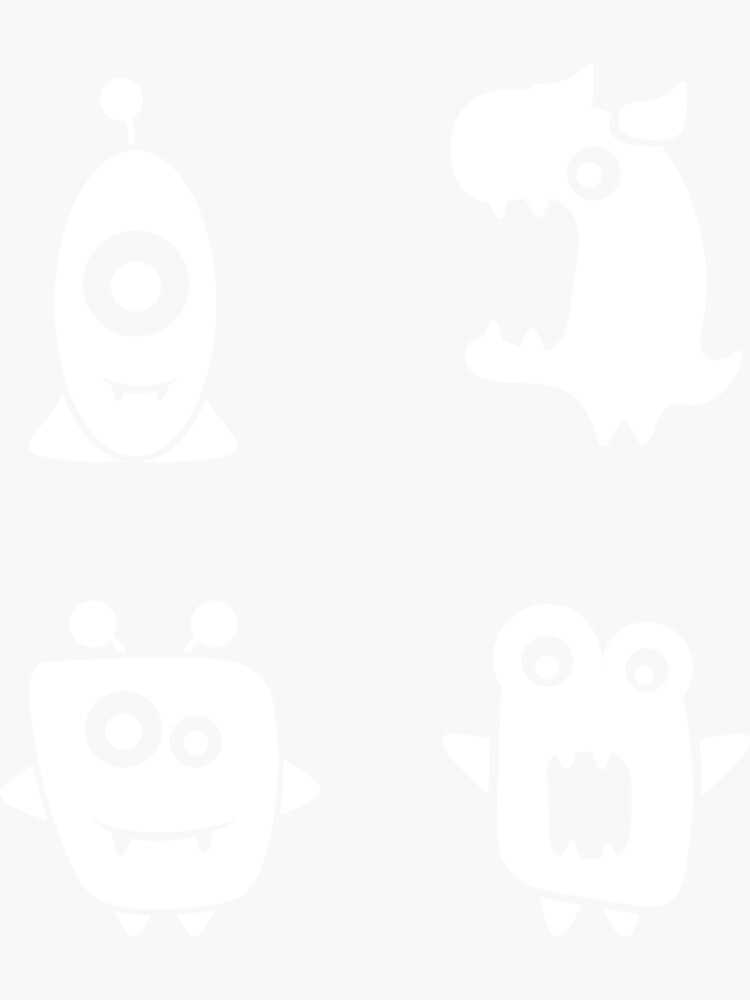 "Funny monster Sticker" Sticker for Sale by TamouStyle Redbubble