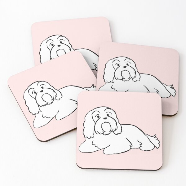 Item preview, Cute havanese illustration  designed and sold by Yarafantasyart.