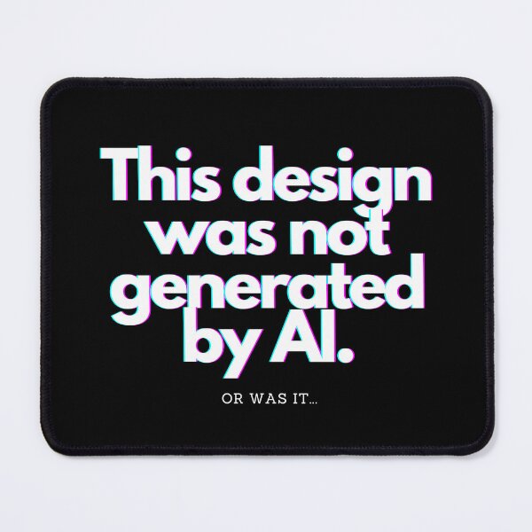 Item preview, AI vs Human | OpenAI | ChatGPT designed and sold by RobotSweat.