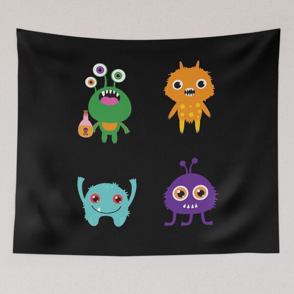 Item preview, Funny monster Sticker designed and sold by TamouStyle.