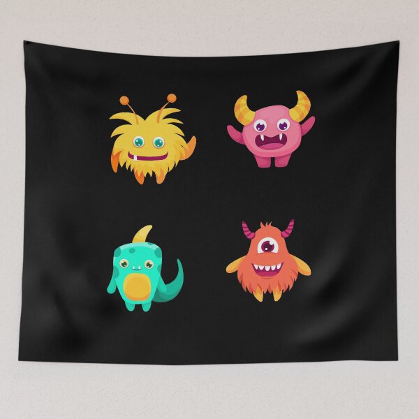Item preview, Funny monster Sticker designed and sold by TamouStyle.